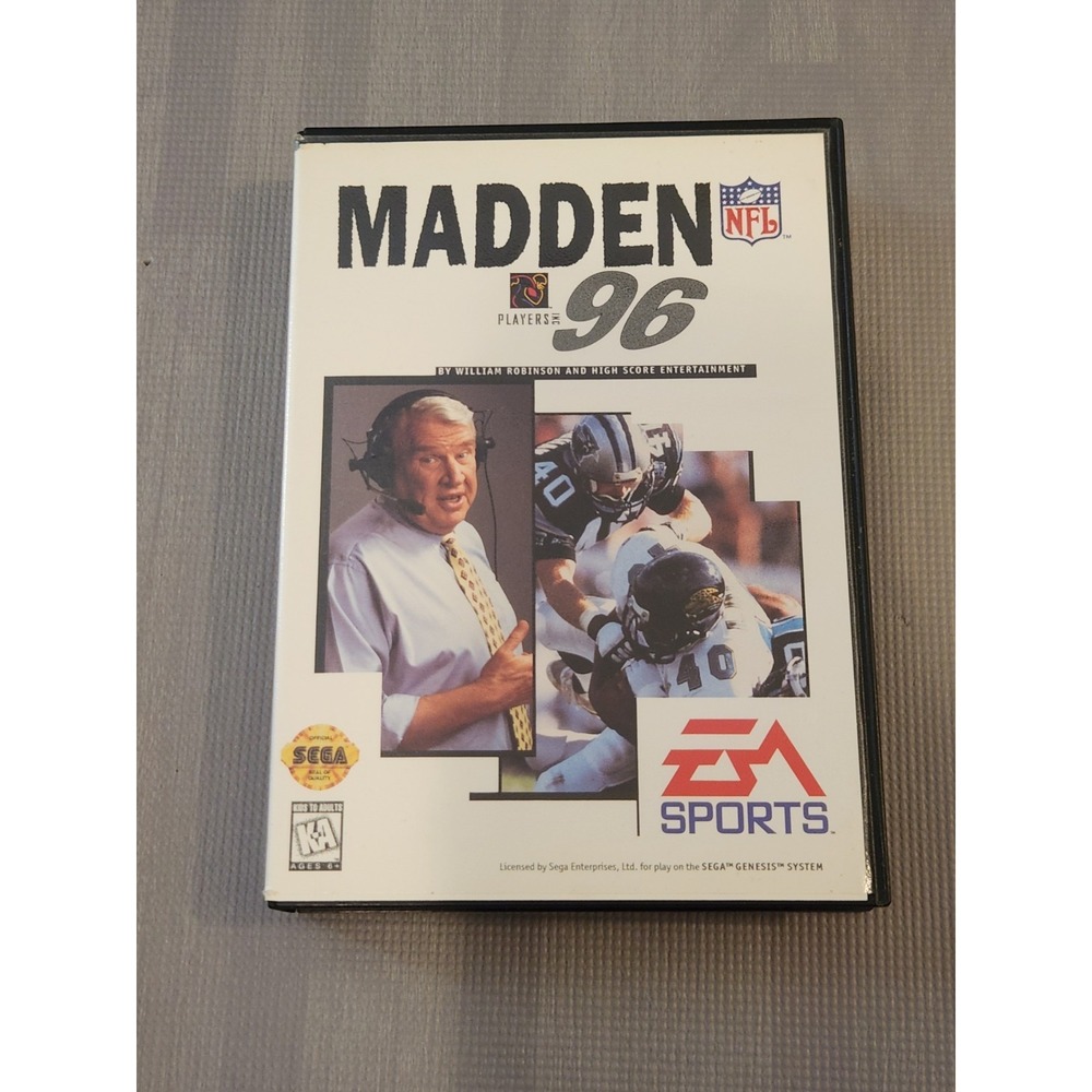 John Madden NFL Football 96 (SEGA Genesis) Authentic CIB‎